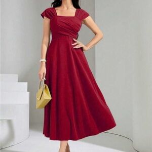 Elegant Red Evening Dress